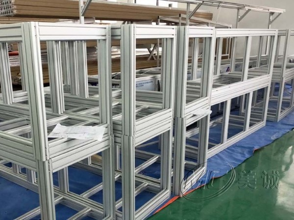 鋁型材框架制品——口罩機機架 鋁型材框架制品——口罩機機架